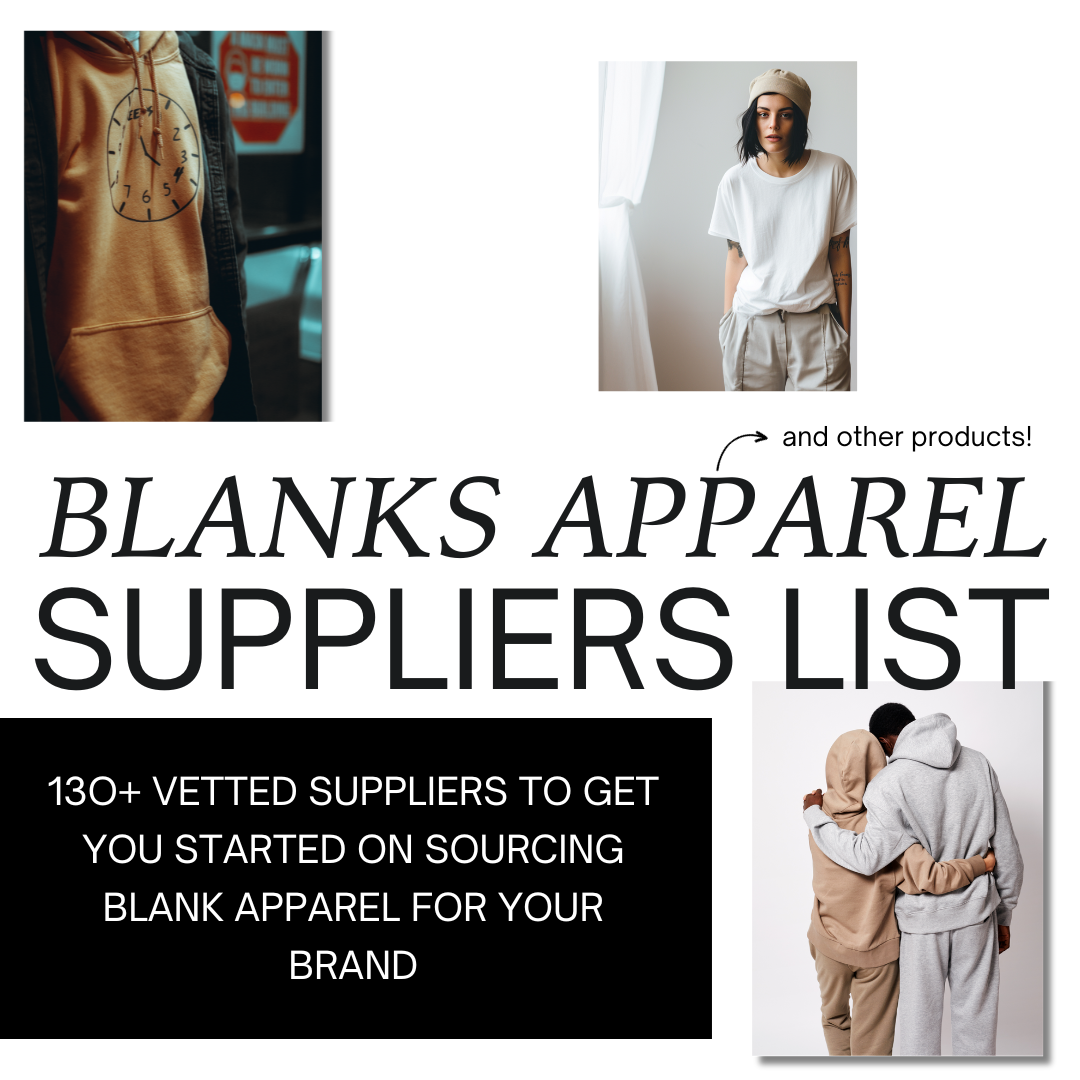 Blank apparel top